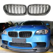 M5 F10 F11 Real Carbon Fiber Front Bumper Grill For BMW 5 Series F10 F11 520i 523i 528i 530i 535i 550i Racing Grills 2010-2016