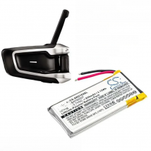 Cameron Sino 850mAh Wireless Headset Battery for Cardo Scala Rider Packtalk, Packtalk Duo, SRPT0102
