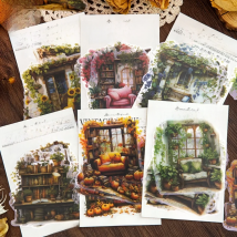 Mr. Paper Vintage Garden Small Study Sticker Pack Creative Hand Account Collage Card Materials