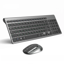 Russian Spain USA French Ltalian German UK layout Wireless Keyboard and Mouse Combo Silent Mice for PC Laptop, Computer Windows.