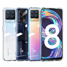 On Realme 8 7 6 Pro Cases for Realme C21 Realme 7i Realme-8-Pro 7 5G Clear Phone Case Silicone Shockproof Case Real Mi C 21 8Pro
