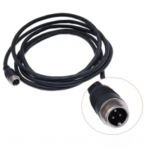 2m GX12 cable connectors waterproof 2pin 3pin 4pin joint extension cable plug male and female M12 5pin 6pin black