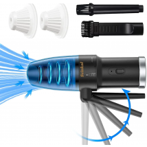 Handheld Mini Vacuum Cleaner Cordless Air Duster Remover Computer Desk Electric Air Spray Cleaner Tool,Car Vacuum Cleaner Device