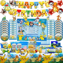 Pokemon Geburtstag Party Dekorationen Pikachu Luftballons Baby Dusche Hochzeit Party Liefert