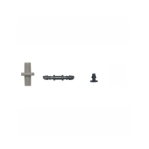 50pcs 1/4'' 1/8'' 6mm Garden Water Connector Elbow End Plug Straight Barb For Garden Hose Irrigation System