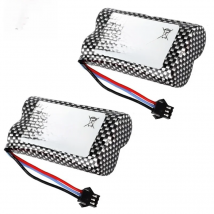 1/2/3/5/10pcs7.4v 1300mAh rechargeable battery for Watch Gesture Sensing Twisted RC stunt car 18650 7.4v battery FOR RC Cars