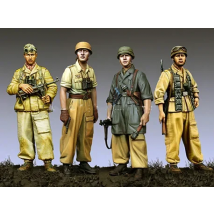 1/35 Resin Model Figure GK ,4 Figure , Unassembled and unpainted kit