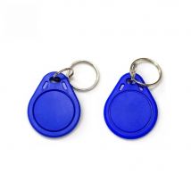 100pcs/lot RFID Keytags M-ifare 13.56MHz 14443A M1 S50 Small Smart IC Key Ring Tag Keyfob Token Nfc Access Control Keycard
