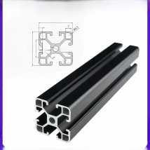 1PC BLACK 4040 European Standard Anodized Aluminum Profile Extrusion 100-800mm Length Linear Rail for CNC 3D Printer CNC