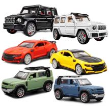 1:32 6 Styles Light and Sound Diecast City Super Sports Car Racing Car SUV Inertia Vehicle Toys for Children Boy Collection Gift
