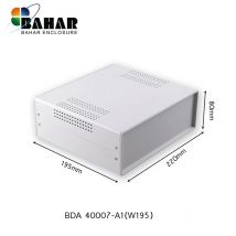 Moderne Bahar Eisen gehäuse Tischplatte Draht Anschluss dose Instrumenten schale flache Abdeckung bda elektrische Leistungs verstärkers chale