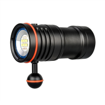 TrustFire DF50 Diving LED Flashlight 6500 Lumen Video Photoraphy Light Scuba Underwater 100m Dive Lighting High Bright LED Torch