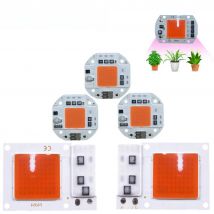 LED Grow COB Light Chip Full Spectrum AC 220V 10W 20W 30W 50W-100W No need driver For Growth Flower Seedling Grow Plant Lighting