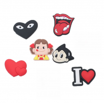 New product 1pc shoe decoration shoe charms/shoe accessories for clogs kids school gift fit wristband