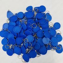 100 pieces RFID M1 13.56KHZ Keychain Keyfob card reader for door locks