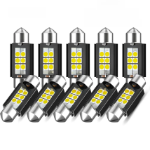 DXZ 10Pcs C5W LED Bulbs Canbus Festoon-31MM 36MM 39MM 41MM 3030 chip C10W NO ERROR Car Interior Dome Light Reading Light 12V/24V