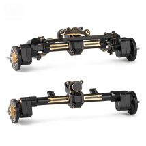 HooCrawler All Brass SCX24 Portal Axle with Heavy Brass Weights for 1/24 RC Crawler Axial SCX24 90081 C10 Jeep Gladiator Bronco