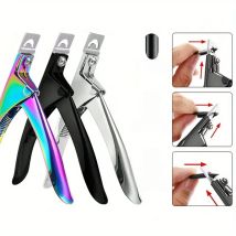 1Pcs Stainless Steel U-Shape Nail Clipper Precision Toenail Clipper Manicure Pedicure Clipper Nail Cutter