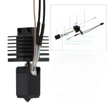 Upgraded Hotend kit for Qidi X plus 3 / X max 3 / x smart 3 / Q1 Pro Hot End Kit 24V 60W Kobra 2 Plus/2 Max/2 Neo/2 Pro