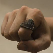 Valily  Cool Stainless Steel Ottomans Seal Kayi Ertugrul Ring For Men Jewelry