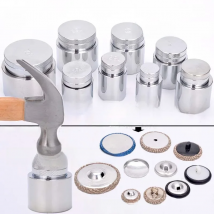 Fabric Covered Button Mold 20L-60L Press Die Assembly Mould Tool For Round Bread Shape Button Accessories DIY PUTG