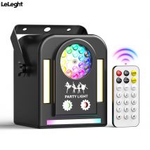 Leleght Strobe Stage Lights Full Color with Remote&Sound Activated, AUTO Perefct for Disco Party Bar Club DJ  Stage Lighting