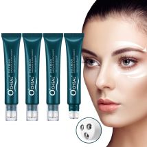 Ocheal 4 Stück Rollerball-Massage-Augencreme, aufhellende Augenringe, straffende Haut, sofortige Augenserum-Stick, Unisex, Augenpflege als Geschenk
