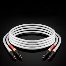 YYAUDIO Hi-End 7N OCC Silver Plated 2RCA Audio Cable 12 Strands Audio Cable HIFI 2RCA TO 2RCA Cable With WBT RCA Plug Cable