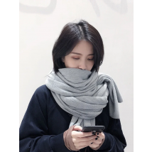 Knitted Imitation Cashmere Solid Color Scarf Women Men Winter Preppy Scarve Pashmina Bandana Mujer Male Bufanda Hijab Wrap Shawl