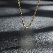 Stainless Steel Greek Hero Achilles Talisman Pendant Necklace Greek mythology Charm Necklace for Women Man Jewelry