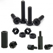 50X M2 M3 M4 Black Nylon Plastic Hex Standoff Hexagon Pillar Male-Female Female Spacer Phillips Screw For PCB Board Motherboard