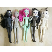 Joints Movable Doll Body Black Blue Gray Green Doll Figure Body With Head Monstering High Doll Toys Kids Collection Gift Toys