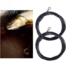 Maximumcatch 2pcs 7-10ft 12-25lb Monofilament Core Fly Fishing Poly Leader Line 3-6ips Floating/Sinking leader Fishing line