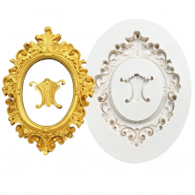 Photo Frame Silicone Mold Sugarcraft Cupcake Baking Mold Fondant Cake Decorating Tools