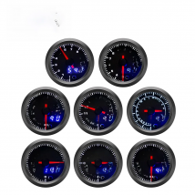 「DRAGON」 52mm Tachometer PRM Boost Gauge Voltage EGT Gauge Water Temperature Oil Temp Oil Pressure Car Gauge Fit for 12V Car