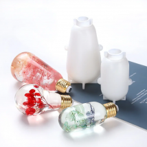 LED Bulb Silicone Resin Molds Light Molds Kit Crystal Lamp Molds DIY Epoxy Resin Kit for Home Decoration Handmade Crafts