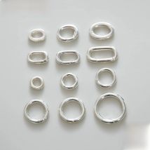 1pc 925 Sterling Silver Clasps Hooks Connector for DIY Bracelet Necklace Making Solid Silver Fine Jewelry Finding