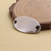 Spanish Un Pedacito De Mi Connectors Pendant Tibetan Silver Bracelet Clasps Beads Accessories 38x19mm Hole: 4mm 10pcs K05272