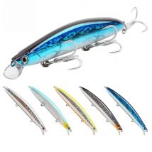 SK008 5 Piece Minnow Fishing Lure 20g 125mm 0.3 ~ 0.9m Bait Floating Long Casting Lure 3 Anti-corrosion hook transfer bait
