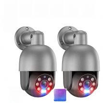 Techage 5MP 8MP PoE PTZ Сетевая камера наружная водонепроницаемая двухсторонняя аудиокамера Искусственный интеллект Камера безоп