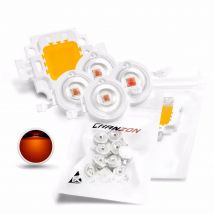 Chanzon High Power LED Chip Orange Amber 1W 3W 10W COB LED Bulb Light Lamp 595nm - 600nm / 600nm - 605nm  Integrated for DIY