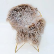 Soft Long Hair Mongolian Lamb Fur Chair Cover, Bedroom Rug, CX-D-60T