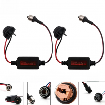 2PCS 1156 BA15S BAU15S 1157 3156 3157 7440 7443 Load Resistor LED Decoder NO OBC Error For LED Turn Lights 9-36V