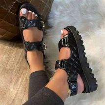 Summer Platform Women Sandals Black 2022 Casual Outdoor Fashion Comfortable Causal Ladies Sandals High Quality Beach Shoes