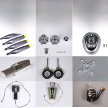 FMS 1500mm 1.5m P47 P-47 Razorback Parts Propeller Spinner Motor Shaft Board Mount Landing Gear Retract etc RC Airplane Plane