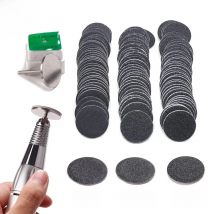 100/200 Pcs Replacement Sandpaper Discs Callus Disks Foot File Disc for Electric Foot File Dead Hard Skin Callus Remover Tools
