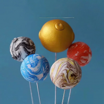 Planet Series Theme Cake Topper Birthday Decoration Universe Space Planet Astronaut Cake Decoration Birthday Party Decor Kids