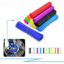 Motorcycle Wheel Rim Spoke Skins Covers Wrap Decor Protector Kit for yamaha yz CR YZ RM KX 50 80 125 250 450 500 CRF YZF RMZ