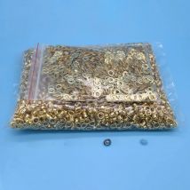 5000 sets 5mm silver/bronze/gold Eyelets grommet belt washer DIY handmade craft sewing clothing scrapbooking accessories