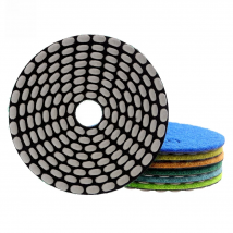 4 Inch Dry Polishing Pad Super Nano Scale Flexible Stone Grinding Discs For Granite Marble Concrete Floor Polishing 1 PCS